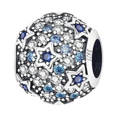 Imagem de Pulseira Feminina De Prata Esterlina 925 Com Pingente De Coração E Con