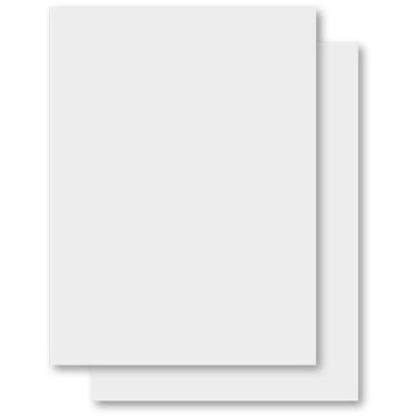 Imagem de Papel Cartolina Branca Escolar 50X66CM 140G  Pacote com 100 Unidades -