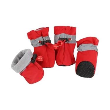 Imagem de Botas Impermeáveis Para Cães Com Solado Macio, Calçados Para Filhotes 