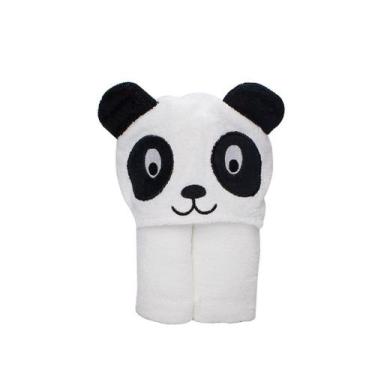 Imagem de Toalha De Banho Bebe Infantil Macia E Leve Bichinhos Algodão  75cm x 7