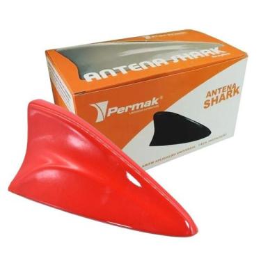 Imagem de Antena Tubarão Shark Vermelha - Permak