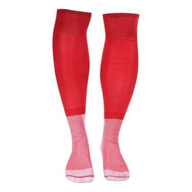 Imagem de Meião Para Futebol Topper Dominator, Vermelho, 39/42, Unissex