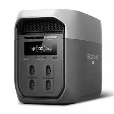 Imagem de Ecoflow Delta 3 Max 127v Br Gerador De Energia Portátil Ecoflow 2048wh