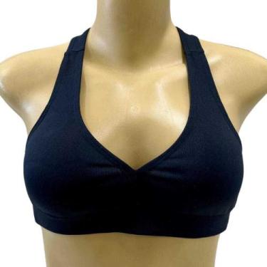 Imagem de Top bystep feminino supplex com bojo bbs0004, Preto, GG