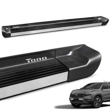 Imagem de Estribo Lateral Toro 2016 a 2025 Cinza Sting Personalizado - Gtnox
