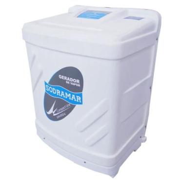 Imagem de Gerador de Vapor Inox Universal 9 kw Compact Line p/ Sauna Úmida de at