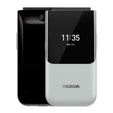 Imagem de Celular Nokia Flip 2720 TA-1170 Dual Sim 4GB Tela 2.8 Cinza com Bateria Removível e Cab...