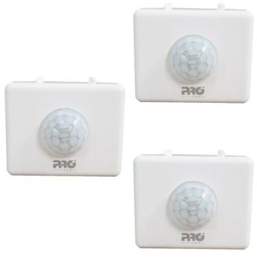 Imagem de Sensor de Presença Proeletronic Sobrepor Parede 360 - 3 uni