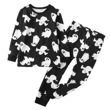 Imagem de Pijamas Owlivia para Navidad y Halloween en Algodón Orgánico para Fami