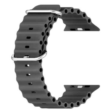 Imagem de Pulseira Ocean Silicone Compatível Relógio Smart Fivela ajustável - Ge