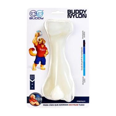 Imagem de Brinquedo Pet Mordedor Para Cachorro Ossão Mastigação Extrema Buddy To