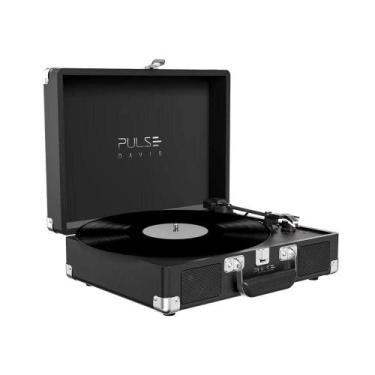 Imagem de Vitrola Retrô Pulse Davis, Bluetooth, Aux, USB, RCA
