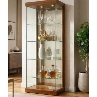 Imagem de Cristaleira em vidro GLASS 1 porta - DesignerDecor
