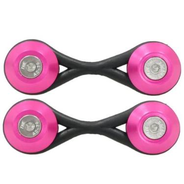 Imagem de Trava de Parachoque Anilha Decorativo Rosa TDP13 - P2