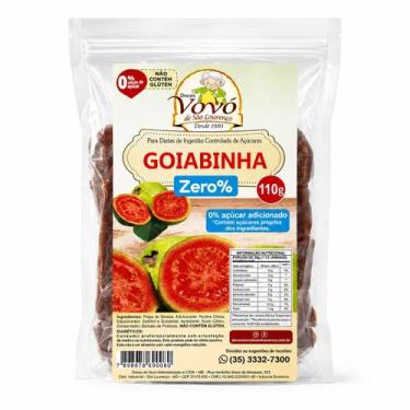 Imagem de Goiabinha Tabletinho Zero Ad. Açúcar VOVÓ 110g - Doces Vovó De São Lou