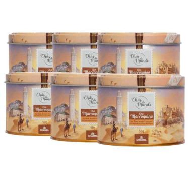 Imagem de Kit 6 Lata Chás do Mundo Marroquino Chamel 50g