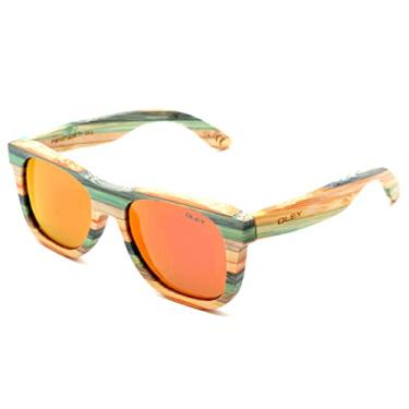 Imagem de Óculos de sol polarizados de madeira Oley para homens e mulheres com estojo (5)