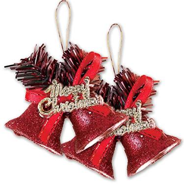 Imagem de Magizi Guirlanda Decorada com Bico De Papagaio, Frutas e Pinhas, Vermelha, 28cm