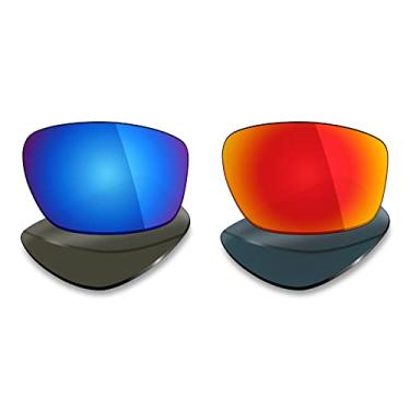 Imagem de 2 pares de lentes polarizadas de reposição da Mryok para óculos de sol Oakley Valve 2014 – Opções