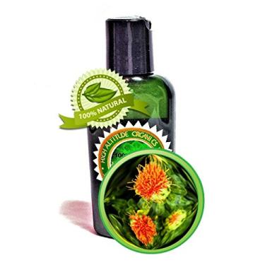 Imagem de Óleo de semente de cártamo - 2 onças - 100% PURO e natural, prensado a frio, alto oléico - por High Altitde Organics