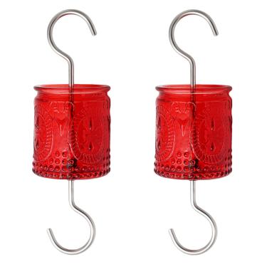Imagem de Ant fosco de vidro vintage para alimentadores de beija-flor e Oriole grande capacidade armadilha de insetos para alimentadores de néctar