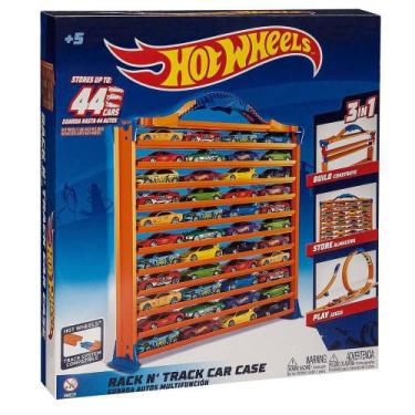 Pista Hot Wheels com Carrinho - Mordida do T-Rex - City - 92 cm