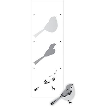Imagem de Stencil de Acetato para Pintura OPA Simples 10 x 30 cm - 2158 Pássaro II