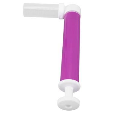Imagem de Escova de ar de decoração de bolo manual, tanque transparente Controle de aerógrafo de bolo manual multifuncional Pressão de pulverização para bolos de chocolate Roxa