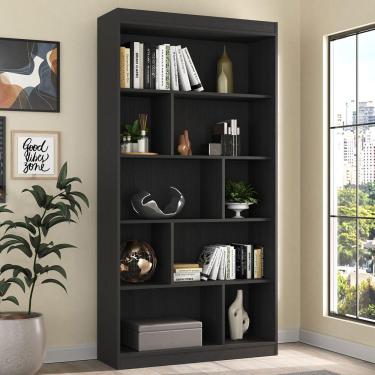 Imagem de Estante Para Livros 93 Cm Onix Tx Ho-2907 - Hecol Móveis
