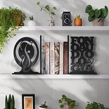 Imagem de Aparador de Livros Fonoaudiologia Woodecora