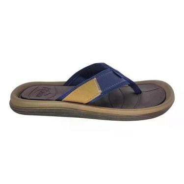 Imagem de Chinelo Br Sport Masculino Caramelo+Marinho 2253106