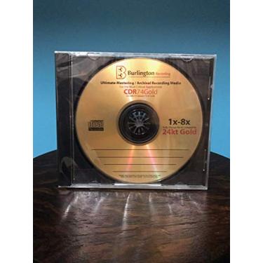 Imagem de Gravação Burlington 24 KT Gold Ultimate Archival Mastering CD-R