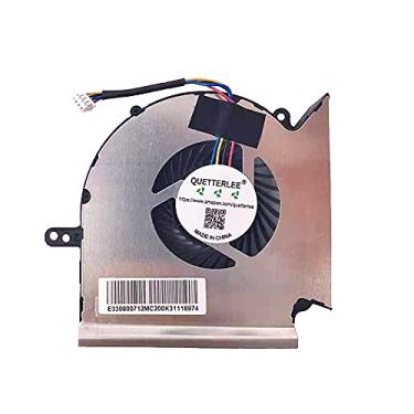 Imagem de Ventilador de refrigeração de CPU de substituição para MSI GE75 GP75 GE63 GV63 GP63 GE73 GP73 GL73 GE63VR GE63VR-7RE GE63VR-7RF GE73VR GE73VR-7RE GE73VR-7RF MS-16P1 16P3 16P5 MS-17C1 PAAD06015SL N417 N383