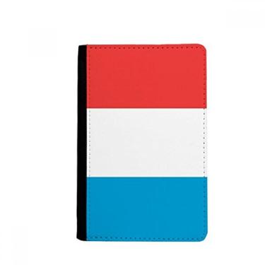 Imagem de Porta-passaporte bandeira nacional do Luxemburgo Europa país capa carteira burse bolsa para cartão, Multicor