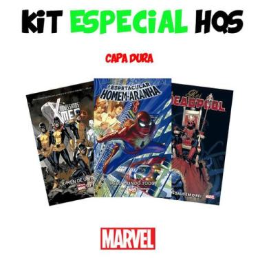 Imagem de Kit Especial 3 Hqs Capa Dura - Marvel - Panini