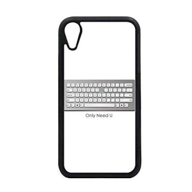Imagem de Teclado programador só precisa de U para iPhone XR capa para proteção de telefone Apple