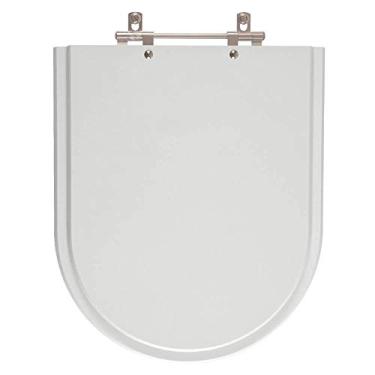 Imagem de Assento Sanitário Poliéster Firenze Cinza Claro para vaso Icasa