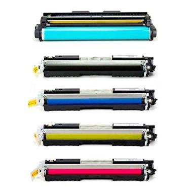 Imagem de Tambor de Imagem CE314A + Kit Colorido de Toner Compatível para Impressora HP M177FW M175NW M176N M275NW M175A CP1025 CP1020 CP1026 CP1028 CP1025NW