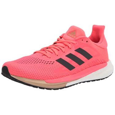 Imagem de adidas Tênis de corrida unissex adulto Solar Glide 3, Sinal rosa/núcleo preto, 10