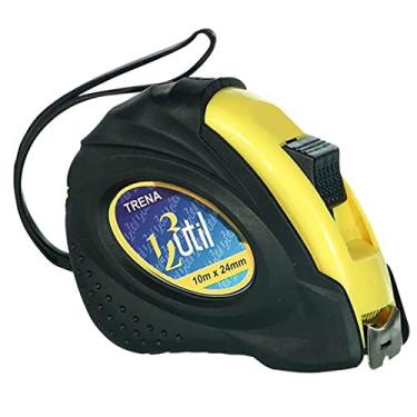 Imagem de Trena Manual Emborrachada 10 Metros x 24mm trava dupla 10m