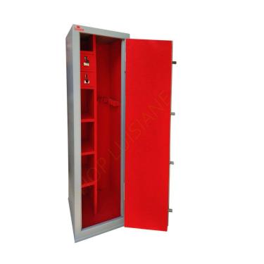 Imagem de Cofre Armário Digital Diamante 140x42x42 para armazenar 15 peças (07 longas e 08 curtas) CR, CAC, EB