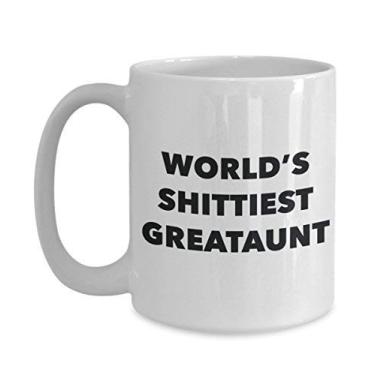 Imagem de Caneca Great-aunt - Xícara de café - Tia-ava-tia do mundo - Presentes de tia avó - Ideia engraçada de presente de aniversário