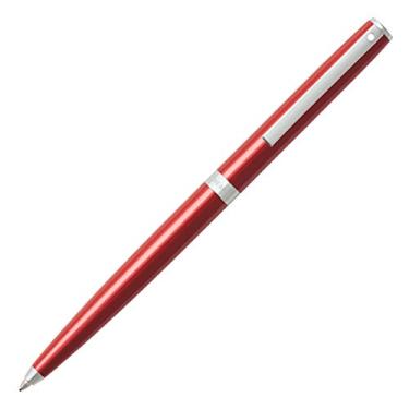 Imagem de Sheaffer Caneta esferográfica Sagaris, vermelho metálico, acabamento cromado (E2947951)