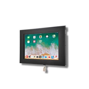 Imagem de TABcare Capa de metal de segurança com trava para Apple iPad 10 10 polegadas 2022, iPad 11 polegadas 2025 tablet para quiosque, POS, loja, exibição (preto)