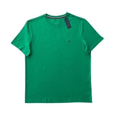 Imagem de Camiseta Tommy Hilfiger Verde Masculina-Masculino