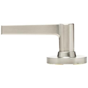 Imagem de Kwikset Maçaneta Safelock SL7000DALRDT-15 Daylon com acabamento em níquel acetinado metade falsa rosa redonda