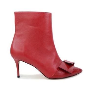 Imagem de Bota Cecconello Cano Curto Couro Feminina-Feminino