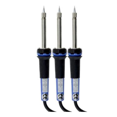 Imagem de Kit 3 Ferro Solda Rápido Aquecimento 40W Temperatura 420ºC Constante Fs-40-220V Portátil Instrutherm