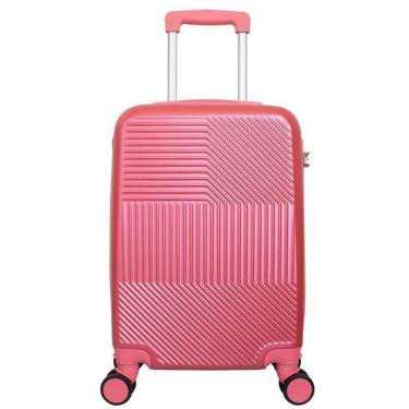 Imagem de Mala De Viagem Abs Grande Mão Rodinhas 360 Anac Bordo Rosa