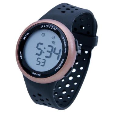 Imagem de Relógio de Pulso Xufeng Redondo Masculino Digital Resistente Água Esportivo-Masculino
